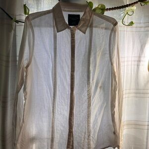American Eagle Outfitters White Button Down Shirt
